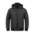 Steppjacke BLEND "Steppjacke BHBoris", Herren, Gr. L, schwarz (schwarz teddy 1), Obermaterial: 65% Nylon NY. 35% Polyester PES., casual, regular fit, Jacken