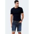 Shorts INDICODE "Inkadeu" Gr. Größe M - Gr. M, Normalgrößen, blau Herren Hosen mit 5-Pocket Design