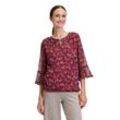 Schlupfbluse CARTOON "Cartoon Casual-Bluse mit Muster" Gr. 36, rosa (camel, rosé) Damen Blusen