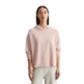 Sweatshirt MARC O'POLO "aus Organic-Cotton-Viskose-Mix", Damen, Gr. XL, rosa, Obermaterial: 54% Baumwolle, 43% Viskose, 3% Elasthan, unifarben, sportlich, regular fit, Rundhals, Sweatshirts