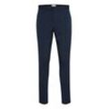 Chinohose CASUAL FRIDAY "Chinohose CFPihl", Herren, Gr. 44, N-Gr, blau (navy), Obermaterial: 64% Polyester PES. 34% Viskose LENZING ECOVERO CV LenzEcov. 2% Elasthan EL., casual, slim fit lang, Hosen