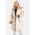 Winterjacke CIPO & BAXX "Jacken" Gr. L, beige Damen Jacken mit abnehmbarer Kapuze, WM135