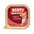 Rinti Gold Mini feine Stückchen von Rind & Perlhuhn 48x100g