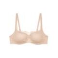 Triumph - Balconette-BH - Beige 085 - Body Make-up Illusion Lace - Unterwäsche für Frauen