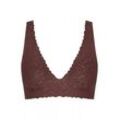 sloggi - BH-Top - Eggplant XS - sloggi Zero Feel Lace - Unterwäsche für Frauen