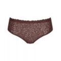 sloggi - Hochgeschnittener Miederslip - Eggplant S - sloggi Zero Feel Lace - Unterwäsche für Frauen