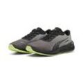 Laufschuh PUMA "Electrify NITRO™ 3 Trainingsschuhe Herren", Gr. 40.5, schwarz (schwarz glacial gray fizzy apple gelb), Obermaterial: Synthetik, Textil; Futter: Textil; Innensohle: Textil; Laufsohle: Gummi, Schuhe