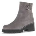 Stiefelette GABOR "St.Tropez" Gr. 41, grau (taupe) Damen Schuhe Keilabsatz, Boots in bequemer Schuhweite G (= weit)