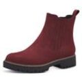 Chelseaboots TAMARIS Gr. 36, rot (weinrot) Damen Schuhe Blockabsatz, Stiefelette, Businessschuh mit Touch It-Ausstattung