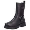 Chelseaboots RIEKER Gr. 41, schwarz Damen Schuhe Bikerboots, Schlupfstiefelette mit Innenreißverschluss Bestseller