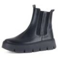 Chelseaboots GABOR Gr. 37, schwarz Damen Schuhe Plateau, Schlupfboots, Stiefelette mit Best Fitting