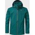 Outdoorjacke SCHÖFFEL "2.5L Jacket Aiplspitz M" Gr. 48, grün (6895, grün), Herren, Oberstoff : 100% Polyester, Jacken