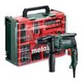 Metabo - Schlagbohrmaschine sbe 650 Set (600742710) mit 78-teiliger Mobiler Werkstatt Kunststoffkoffer