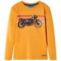 Kinder-Langarmshirt Ocker 92