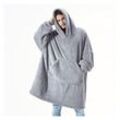 Tigrezy-Adult Kapuzenpullover, kariertes Sweatshirt, Fleece, kariert, mit Ärmeln, Damen und Herren, Kapuzendecke mit Ärmeln, tragbare Taschen,