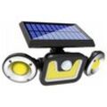 Duschkopf Ultrastarke 83LED-Außensolarlampe mit Bewegungssensor, IP65 wasserdichte Solarstrahler-Außenbeleuchtung. (Einfach zu bedienen) - Ahlsen