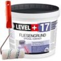 Level+ - level+ Fliesengrund Haftgrund Quarzgrund 7KG L+17 + Farbroller 10cm