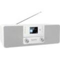 TECHNISAT Digitalradio (DAB+) "DIGITRADIO 370 CD BT", Radios, weißB:35cm H:12cm T:21cm