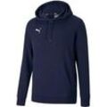 Kapuzensweatshirt PUMA "TEAMGOAL 23 CAUSALS HOODY", Herren, Gr. S, blau (peacoat), Sweatware, Obermaterial: 68% Baumwolle, 32% Polyester, unifarben, sportlich, slim fit normal, Rundhals, Langarm, Sweatshirts