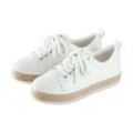 Canvas-Sneaker Weiss - Gr.: 40