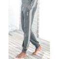 BENCH. LOUNGEWEAR Sweathose mehrfarbig Gr. 32/34 für Damen. Mit Logodruck. Bequem. Nachhaltig.