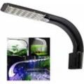 Aquarium-Lichtlampe – LED-Nano-Beleuchtung in Weiß und Blau mit Clip – für Fischpflanzen – 23–50 cm - Lablanc