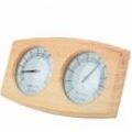 LaBlanc – Sauna-Thermometer, Sauna-Thermometer und Hygrometer aus Holz, 2-in-1-Sauna-Thermo-Hygrometer für Sauna, Dampfsauna, Bio-Sauna und