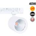 Barcelona Led - LED-Strahler für dreiphasige Stromschiene 40W - Bäckereien -