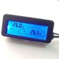 Tigrezy Digitales Thermometer, 12 v, Auto-Thermometer, Hintergrundbeleuchtung, Mini-Temperaturmessgerät