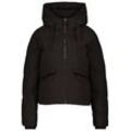 Steppjacke ALIFE & KICKIN "Damen MurielAK A", Damen, Gr. L, braun (ground coffee), 100% Polyester, modisch, sehr bequem kurz, Rippbündchen, Jacken, Kurze warme moderne Jacke mit großer gefütterter Kapuze