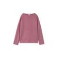 TOM TAILOR Damen Geripptes Sweatshirt, rosa, Meliert, Gr. XXL