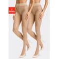 LASCANA Feinstrumpfhose beige Gr. S (32/34) für Damen. Elastisch. Nachhaltig.