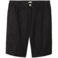 TOM TAILOR DENIM Herren Regular Shorts, schwarz, Uni, Gr. XS