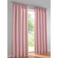 Vorhang HEINE HOME Gr. 4, lila (mauve), B:140cm H:245cm, Polyester, Gardinen