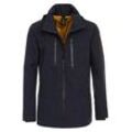 Softshelljacke CASAMODA "CASAMODA Softshelljacke uni" Gr. L, blau (dunkelblau), Herren, 100% Polyester, Jacken