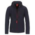 Softshelljacke CASAMODA "CASAMODA Softshelljacke uni" Gr. L, blau (dunkelblau), Herren, 94% Polyester, 6% Elasthan, Jacken