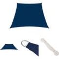 Sonnensegel Oxford-Gewebe Trapezförmig 3/5x4 m Blau - Sonnenschirme & Sonnenschutze - Blau - The Living Store