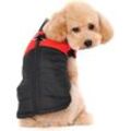 Wasserdichte Hunde-Winterjacke, dicke gesteppte Daunenjacke, Haustier-Welpen-Kleidung, M