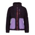 Winterjacke ALIFE & KICKIN "Damen AnoukAK G", Damen, Gr. L, lila (aubergine), 100% Polyester, casual, sehr bequem kurz, Jacken, Stylische Teddy Plüschjacke mit hohem Kragen und Fleece-Innenfutter