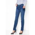 Straight-Jeans TONI "Perfect Shape Straight", Damen, Gr. 42, N-Gr, blau (mid blau used), Denim/Jeans, Obermaterial: 93% Baumwolle, 5% Polyester, 2% Elasthan, casual, straight fit, Jeans