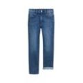 TOM TAILOR Jungen Matt Thermo Jeans, blau, Uni, Gr. 98