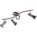 Led Decken Strahler Lampe chrom Wohn Zimmer Beleuchtung Flur Leuchte Spot Leiste beweglich