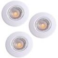 3er Set led Einbau Strahler Leuchten Decken Lampen Spot beweglich Tween Light 78704