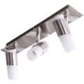 Etc-shop - Deckenstrahler Deckenleuchte Strahler verstellbar led Spot Innenleuchte Wohnzimmerlampe Küchenleuchte 3x 3W 345 lm 3000K, l x h 38 x 10,5