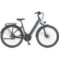 E-Bike PROPHETE "Geniesser 4.0" Gr. 48, schwarz (schwarz, grau), E-Bikes, 48cm, 28 Zoll (71,12cm), Pedelec, Elektrofahrrad für Damen u. Herren