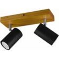 Decken Lampe Wohn Ess Schlaf Zimmer Beleuchtung Spot Lampe Holz Strahler verstellbar