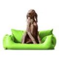 Tierlando NEMO Hundebett Hundesofa S M L Hundekorb Katzenbett 65 80 100cm kiwi 65 cm, 20 cm, 50 cm