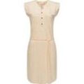 Sommerkleid RAGWEAR "Zofka", Damen, Gr. M (38), Normalgrößen, beige, Obermaterial: 50% Lyocell, 50% Baumwolle, feminin, figurumspielend knielang, Rundhals, Kurzarm Ärmel ohne Ärmelschlitz normaler Saum, Kleider, Nachhaltiges Jersey Kleid mit sommerlichem Print