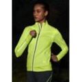 LASCANA ACTIVE Laufjacke Lime Gr. XS (32/34) für Damen. Mit Logodruck, reflektierende Details. Bequem. Nachhaltig.