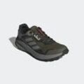 Laufschuh ADIDAS TERREX "TERREX TRAIL RIDER TRAILRUNNING" Gr. 41, grün (olive strata, ch solid grau, semi impact orange), Synthetik, Textil, Schuhe